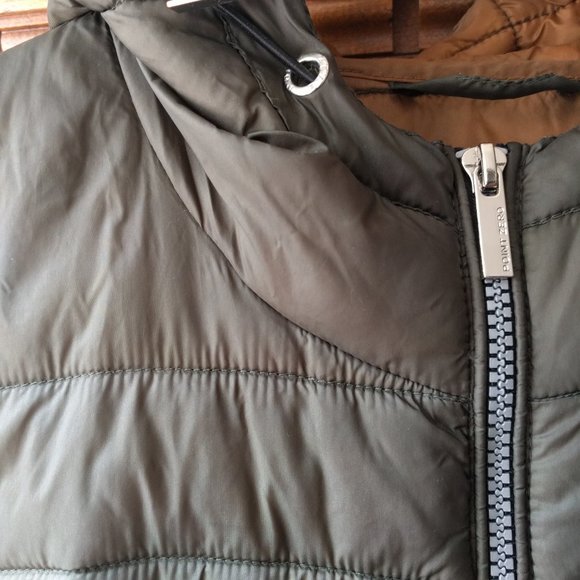 Military green quilted light puffer Point Zero - Picture 10 of 10